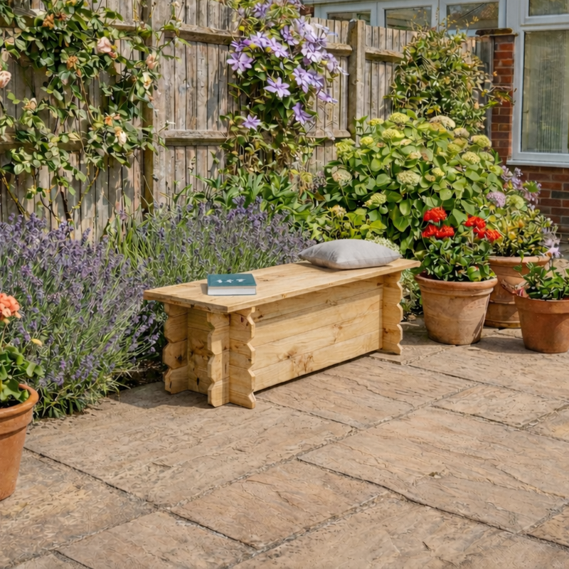 4ft Wooden Bench