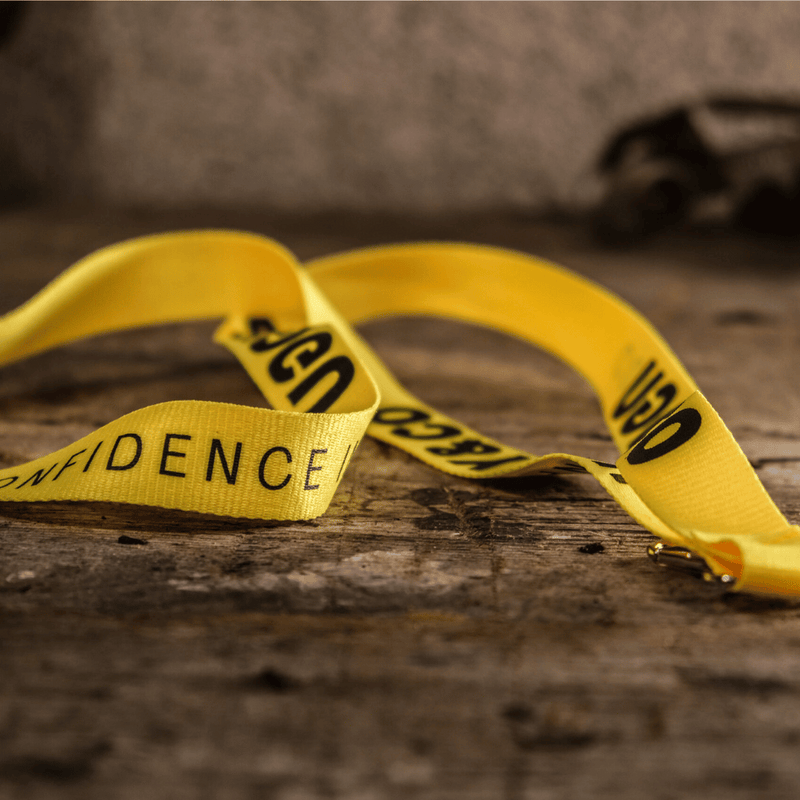 Yellow Lanyard