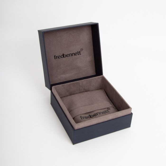 Fred Bennett Oxidised Foxtail Chain Bracelet