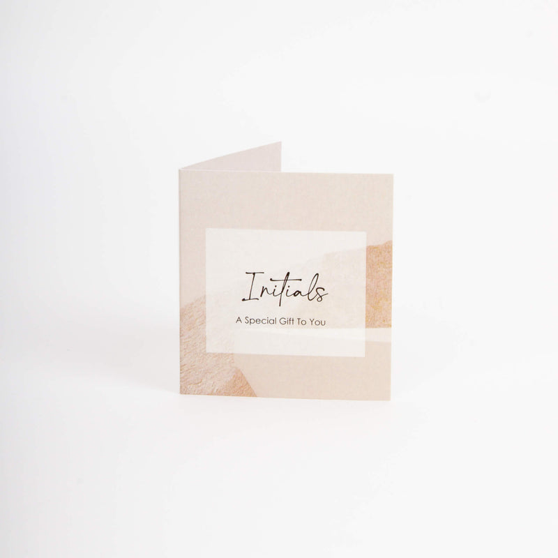 Beginnings Initial Stud Earrings