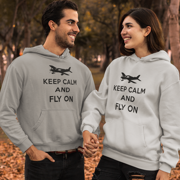 Keep Calm and Fly On Hoodie