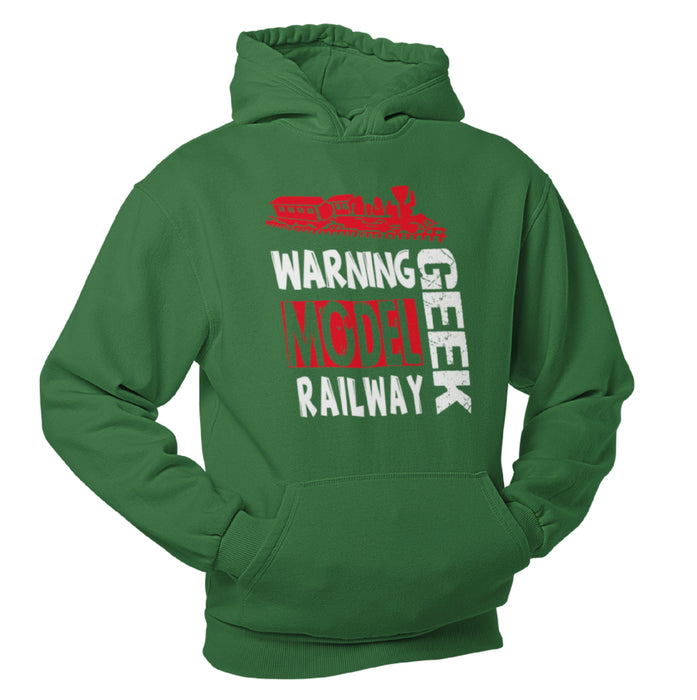 Model Train Geek, Train Humour Hoodie