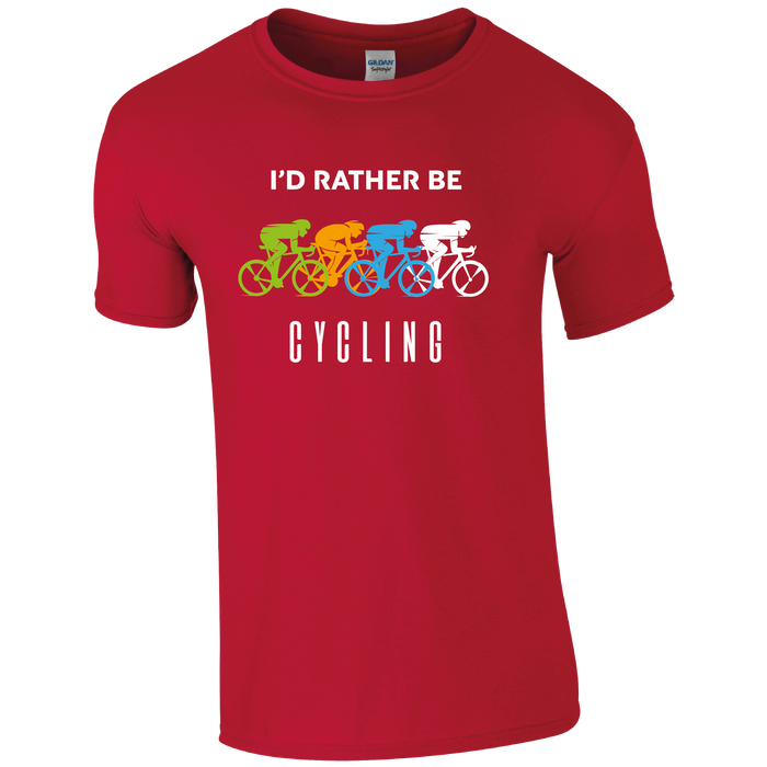 CY005 I'D Rather Be Cycling T-Shirt