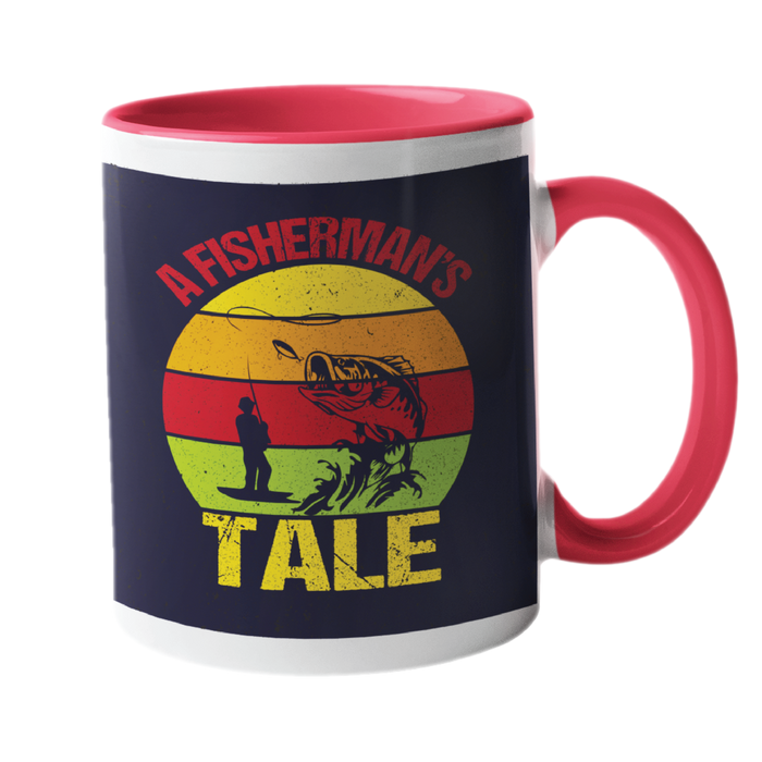 A fisherman's Tale, fishing humour Mug