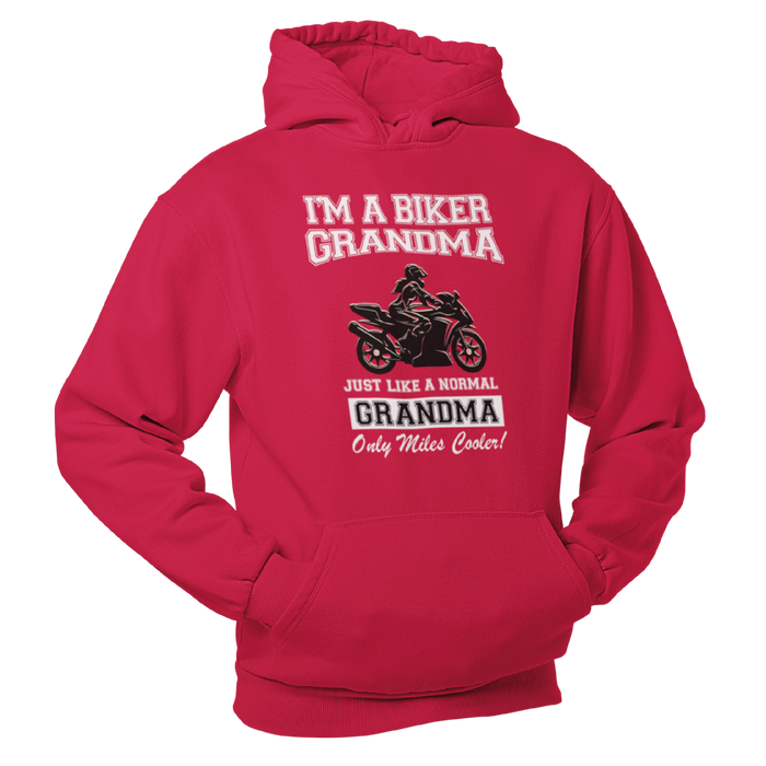 Biker Grandma Motorbike Humour Hoodie