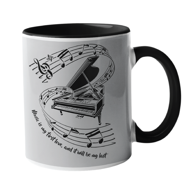 Music is my first love, Music Mug