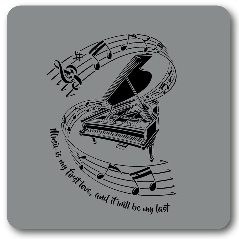 Music was my first love Wall Sign