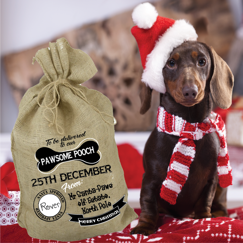 Pawsome Pooch Santa Sack