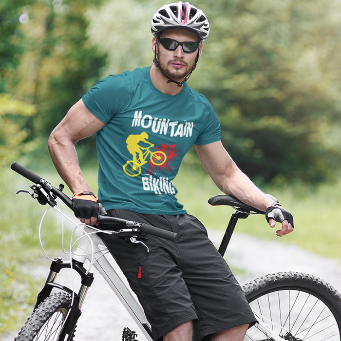 Mountain Bike Abstract TSHIRT