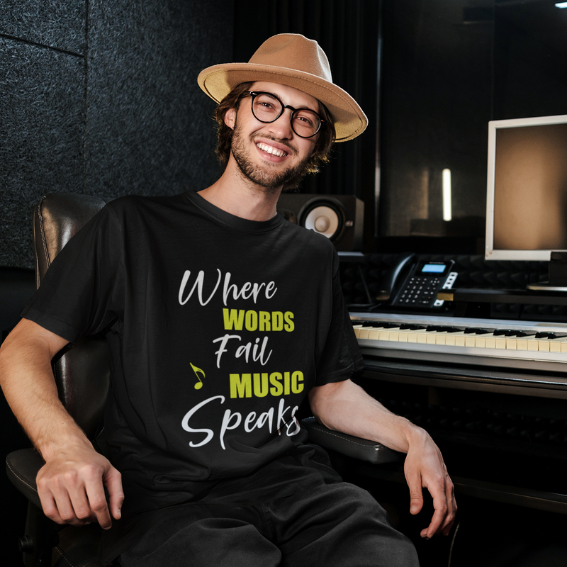Where Words Fail, Music Speaks T-Shirt