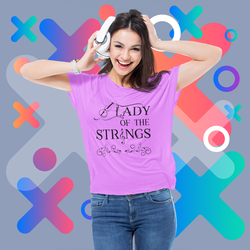 Lady of the Strings Music T-Shirt