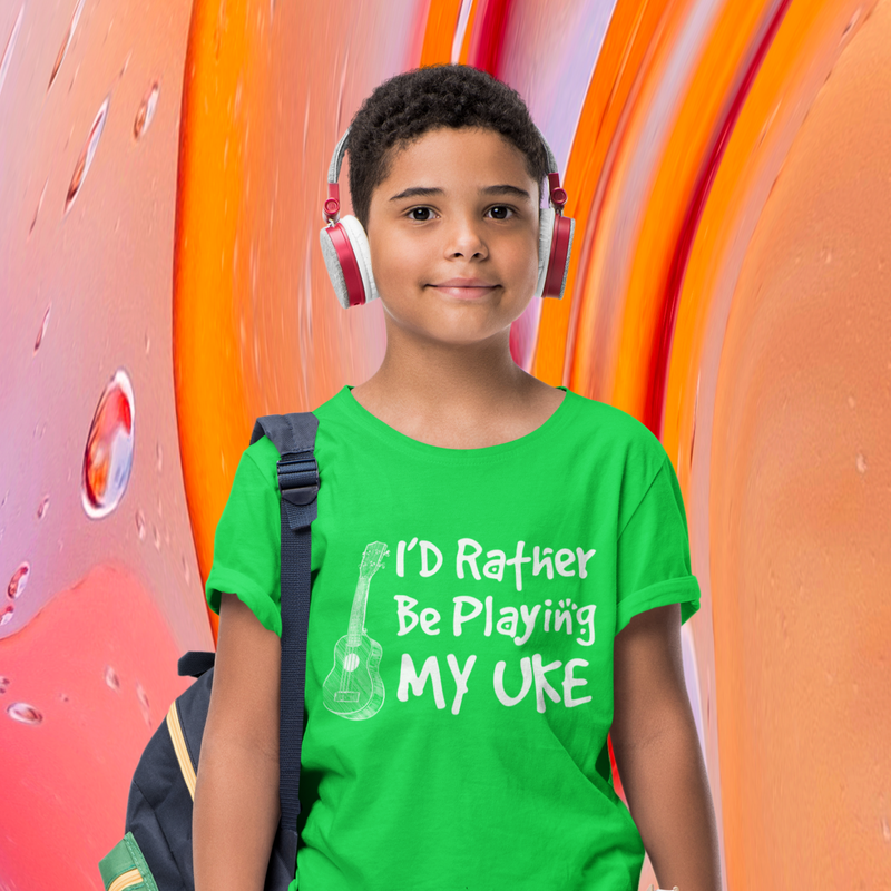I'd rather be playing my UKE Music T-Shirt