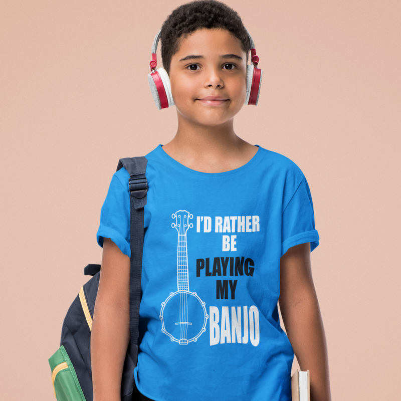 I'd rather be playing my banjo Music T-Shirt