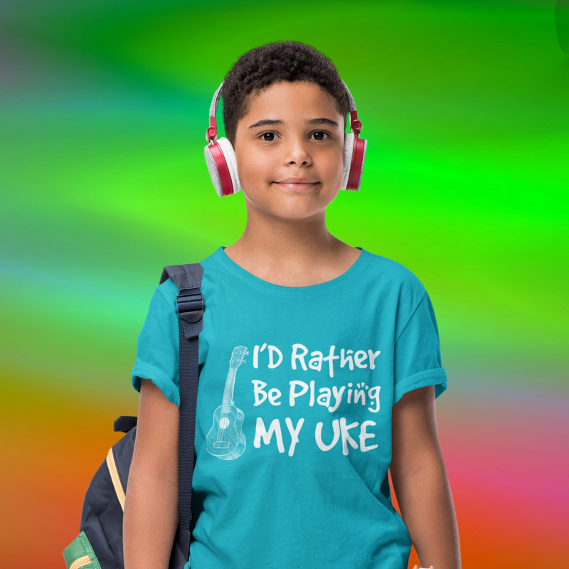 I'd rather be playing my UKE Music T-Shirt