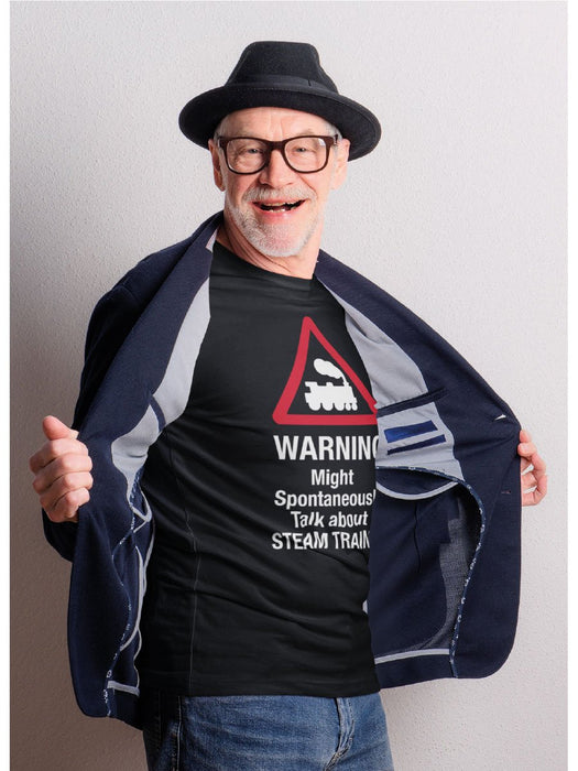 Warning Might Spontaneously Talk About Trains T-Shirt